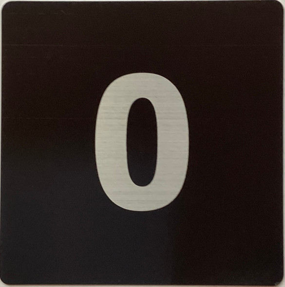 Apartment number 0 Sign