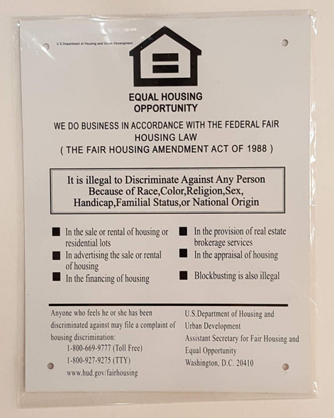 Equal HOUSING Opportunity Sign Equal HOUSING Opportunity Sign