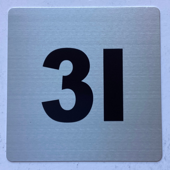 Apartment number 3I Sign