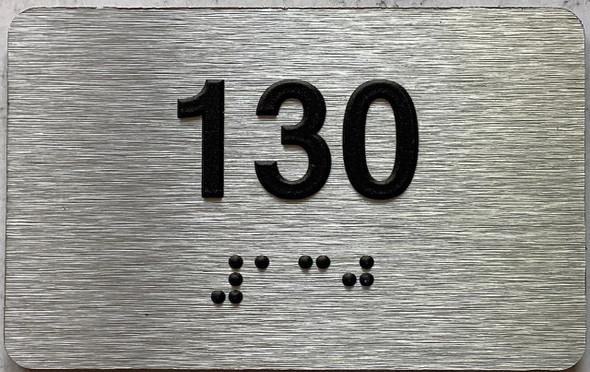 ADA APARTMENT NUMBER 130 SIGN