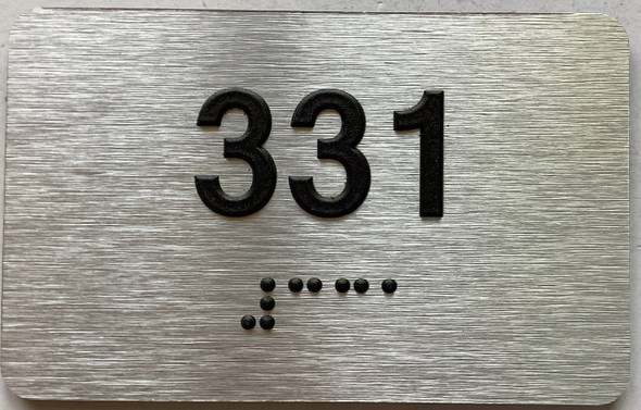 ADA APARTMENT NUMBER 331 SIGN