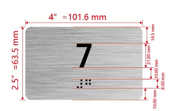 HOTEL APARTMENT NUMBER 7 SIGN