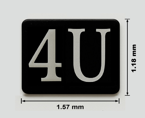 4U Floor Mailbox Number