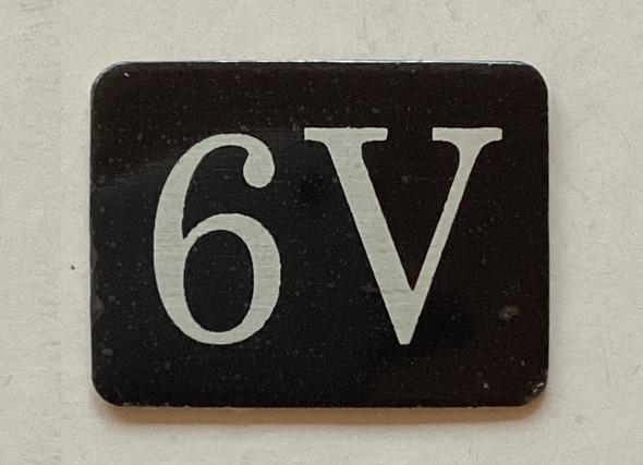 6V Floor Mailbox Number