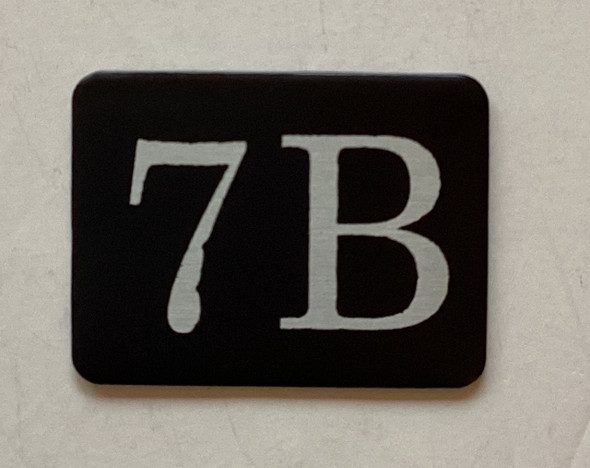 7B Floor Mailbox Number