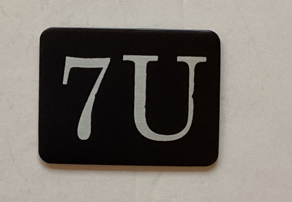 7U Floor Mailbox Number