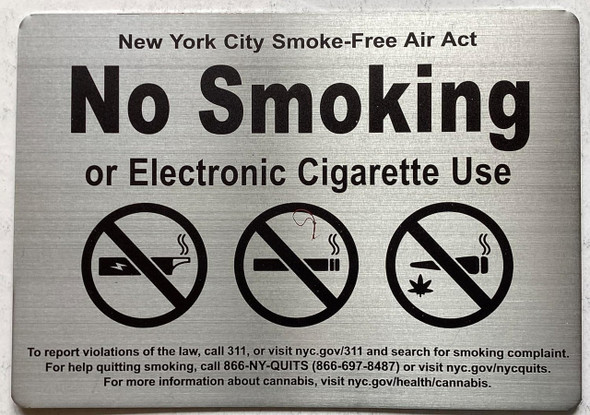 NYC NO SMOKING OR ELECTRONIC CIGARETTES NYC NO SMOKING OR ELECTRONIC CIGARETTES