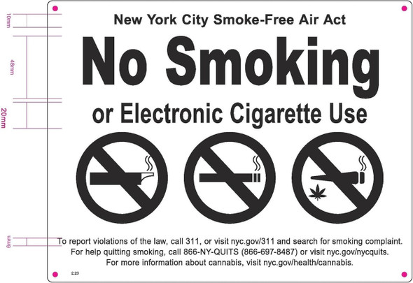 NYC NO SMOKING OR ELECTRONIC CIGARETTES NYC NO SMOKING OR ELECTRONIC CIGARETTES