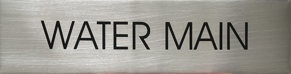 WATER MAIN Sign WATER MAIN Sign