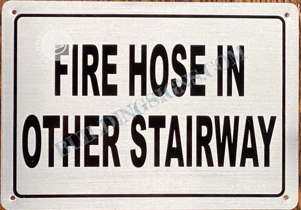 FIRE Hose in Other Stairway Sign