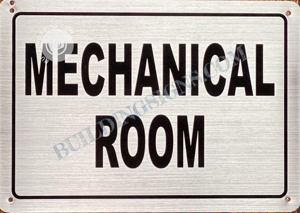 Mechanical Room Sign