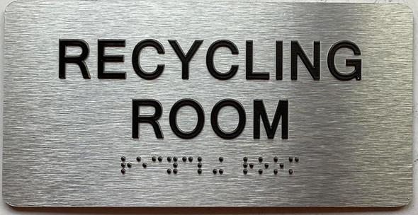 ADA RECYCLING ROOM SIGN