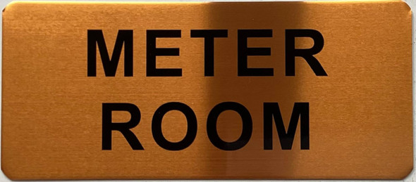 METER ROOM SIGN METER ROOM SIGN