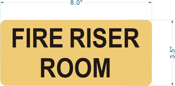FIRE RISER ROOM FIRE RISER ROOM
