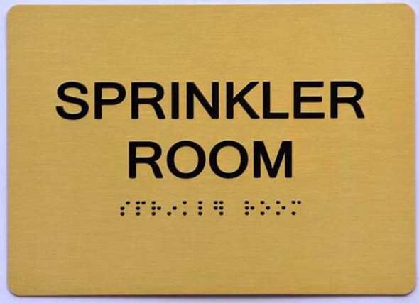 HOTEL SPRINKLER ROOM SIGN