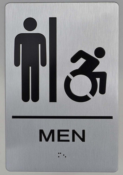 ADA MEN ACCESSIBLE RESTROOM SIGN ADA MEN ACCESSIBLE RESTROOM SIGN