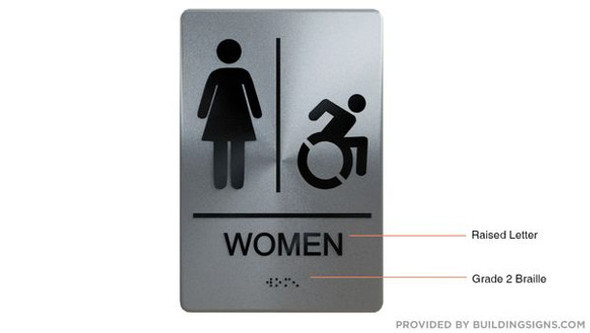 HOTEL WOMEN ACCESSIBLE RESTROOM SIGN HOTEL WOMEN ACCESSIBLE RESTROOM SIGN