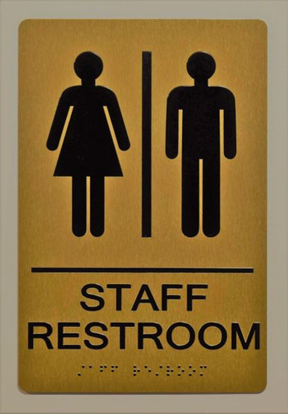 HOTEL STAFF RESTROOM SIGN HOTEL STAFF RESTROOM SIGN