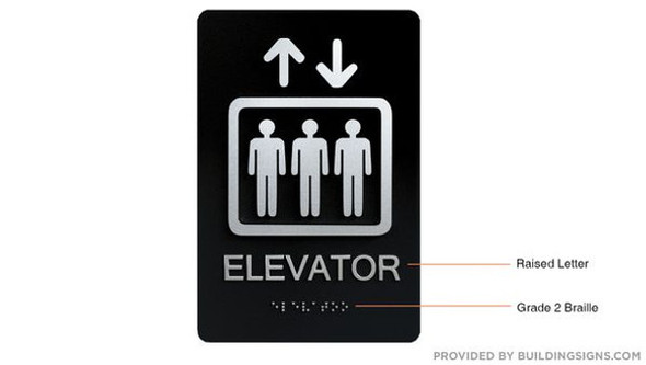 HOTEL ELEVATOR SIGN