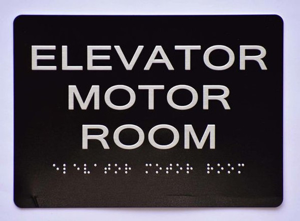 ADA ELEVATOR MOTOR ROOM SIGN