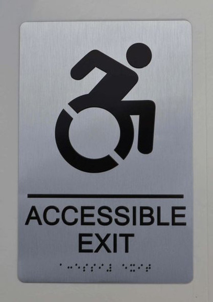 ADA ACCESSIBLE EXIT SIGN ADA ACCESSIBLE EXIT SIGN