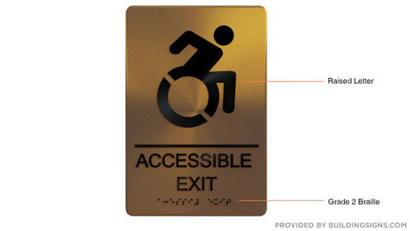 HOTEL ACCESSIBLE EXIT SIGN HOTEL ACCESSIBLE EXIT SIGN