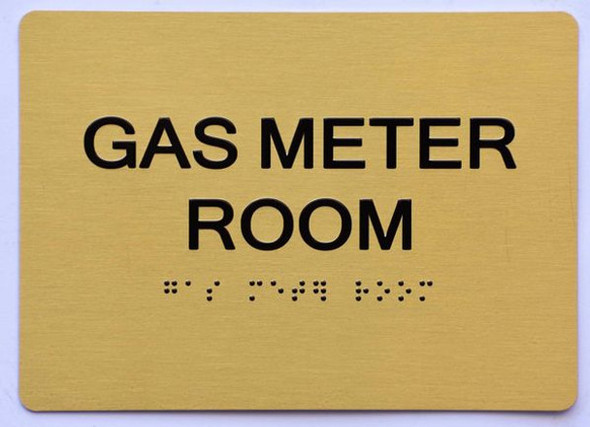 HOTEL GAS METER ROOM SIGN