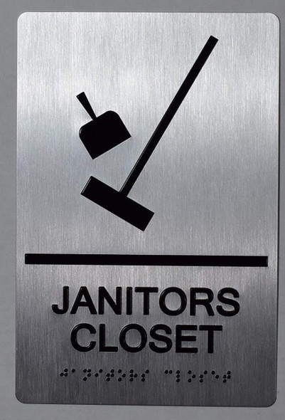 HOTEL JANITORS CLOSET SIGN HOTEL JANITORS CLOSET SIGN