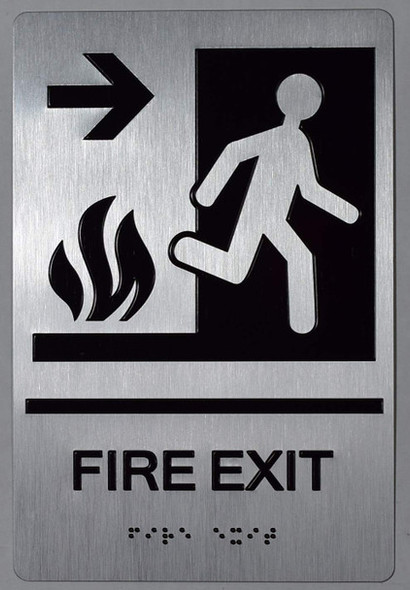 HOTEL FIRE EXIT RIGHT ARROW SIGN HOTEL FIRE EXIT RIGHT ARROW SIGN