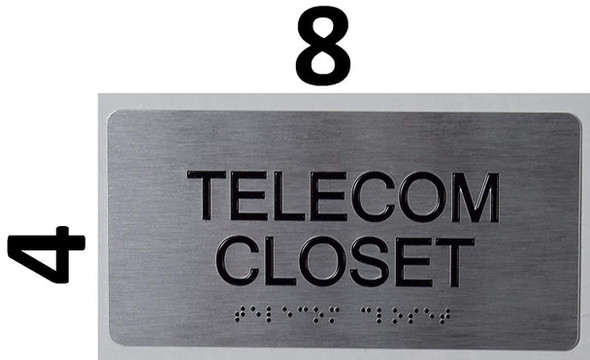 HOTEL TELECOM CLOSET SIGN HOTEL TELECOM CLOSET SIGN