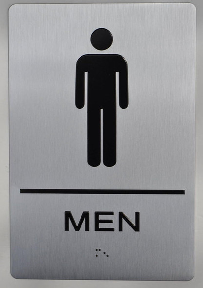 HOTEL MEN'S RESTROOM SIGN HOTEL MEN'S RESTROOM SIGN