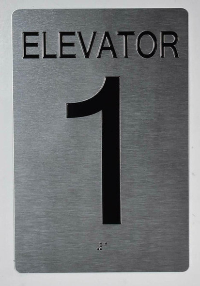 HOTEL ELEVATOR 1 SIGN