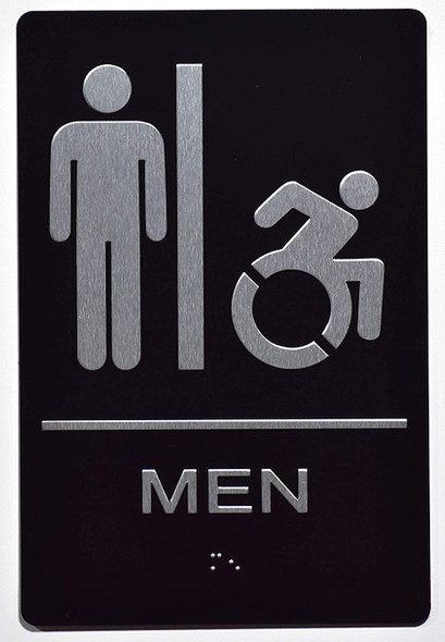 HOTEL MEN ACCESSIBLE RESTROOM SIGN HOTEL MEN ACCESSIBLE RESTROOM SIGN