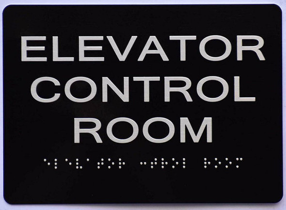 HOTEL ELEVATOR CONTROL ROOM SIGN