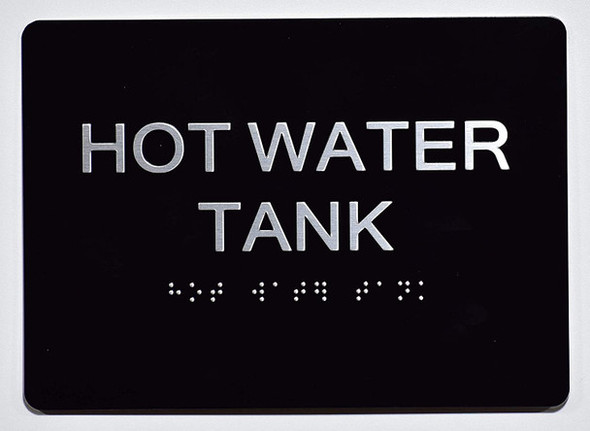 ADA HOT WATER TANK SIGN