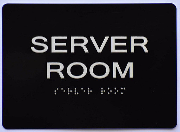 HOTEL SERVER ROOM SIGN