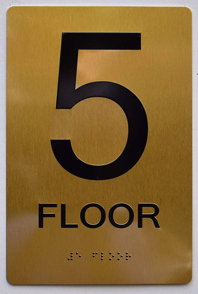 HOTEL FLOOR 5 SIGN