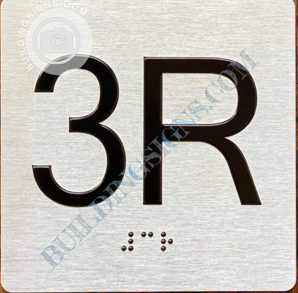 HOTEL APARTMENT NUMBER 3R SIGN