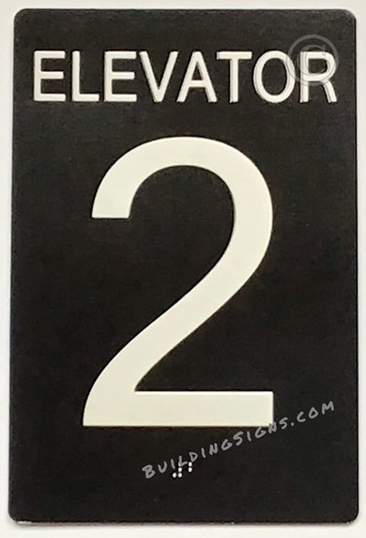 HOTEL ELEVATOR 2 SIGN