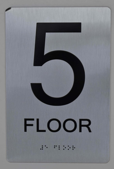 ADA FLOOR NUMBER SIGN