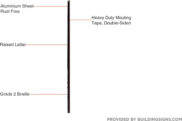 HOTEL BLACK FLOOR NUMBER 10TH FLOOR SIGN