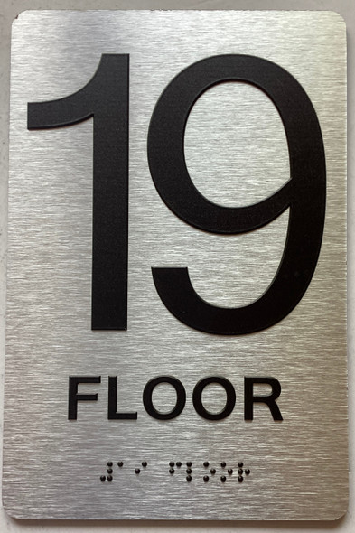 ADA 19 FLOOR SIGN ADA 19 FLOOR SIGN