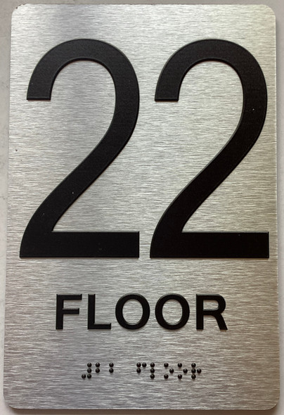 ADA 22 FLOOR SIGN ADA 22 FLOOR SIGN