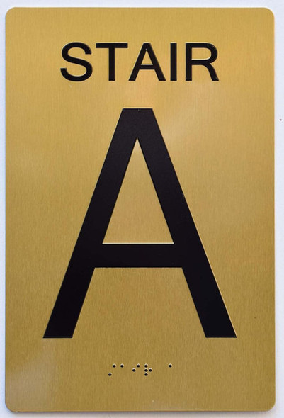 ADA STAIR AND FLOOR SIGN