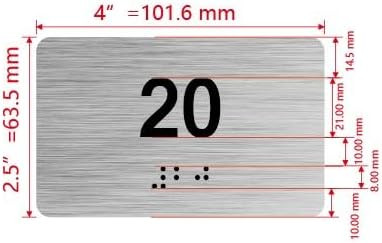 HOTEL APARTMENT NUMBER - UNIT NUMBER SIGN
