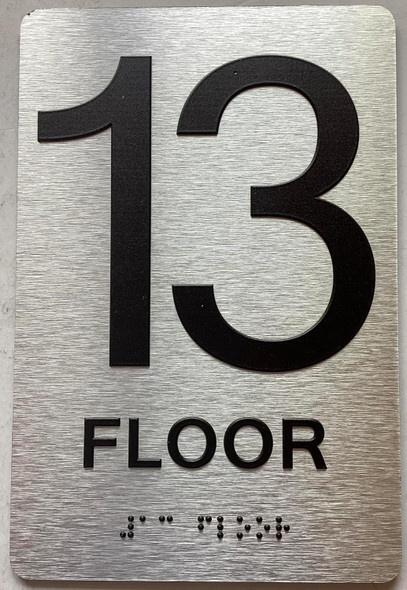 ADA 13TH FLOOR SIGN ADA 13TH FLOOR SIGN