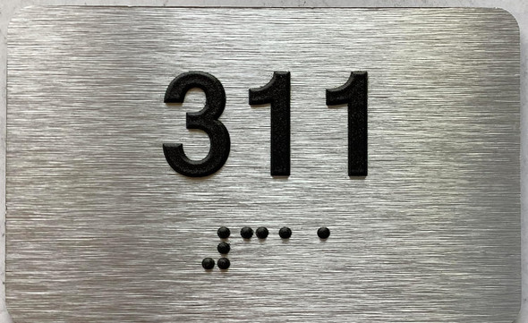 HOTEL APARTMENT NUMBER - UNIT NUMBER SIGN