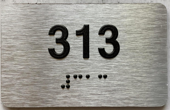 ADA APARTMENT NUMBER - UNIT NUMBER SIGN