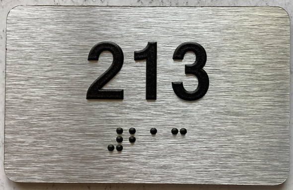 HOTEL APARTMENT NUMBER - UNIT NUMBER SIGN