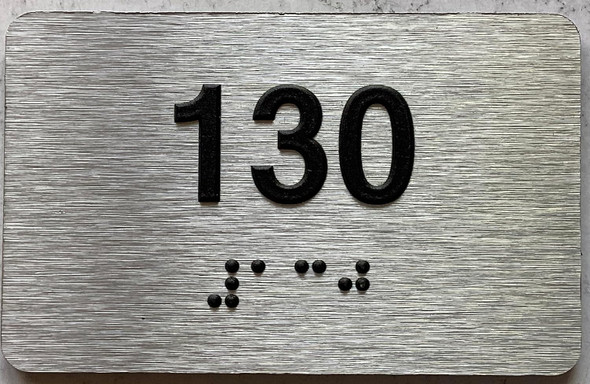 ADA APARTMENT NUMBER - UNIT NUMBER SIGN